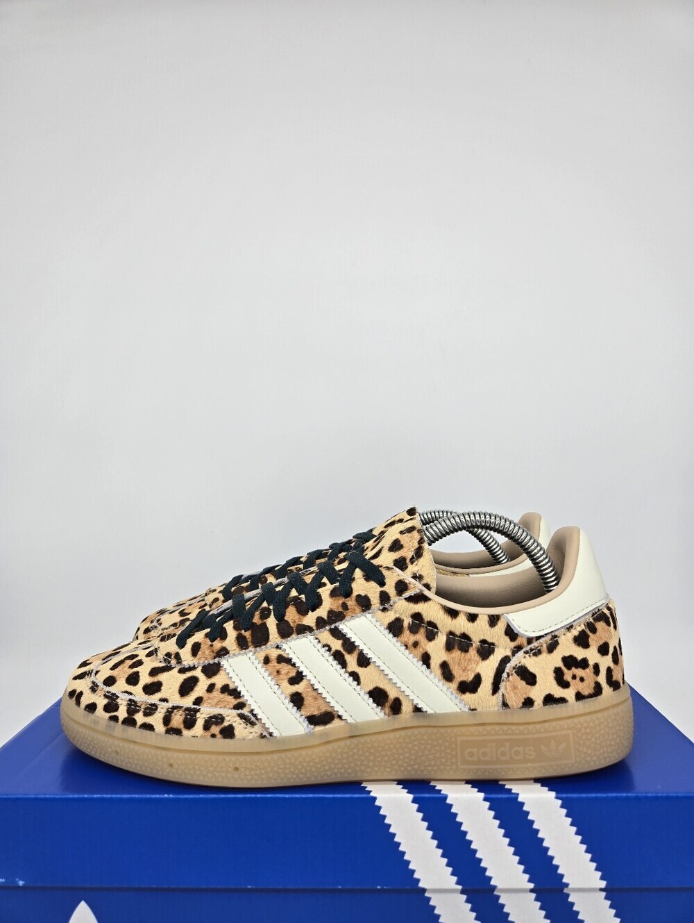 adidas Women's Handball Spezial KI6678 Leopard Magic Beige Shoes Size 7
